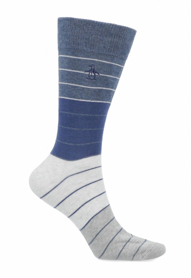 Calcetines De Hombre Rayas Azul-0