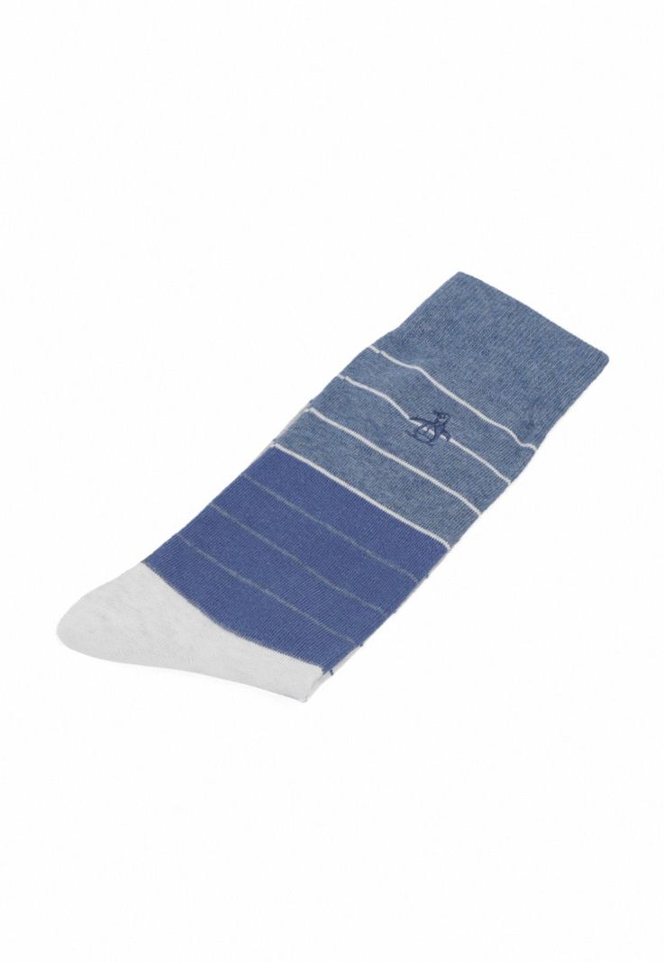 Calcetines De Hombre Rayas Azul-2