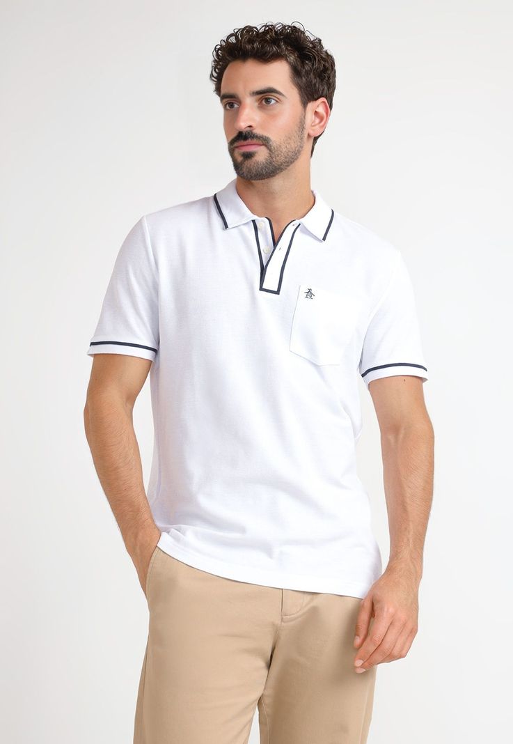 Polera Polo De Hombre The Earl Blanco-0