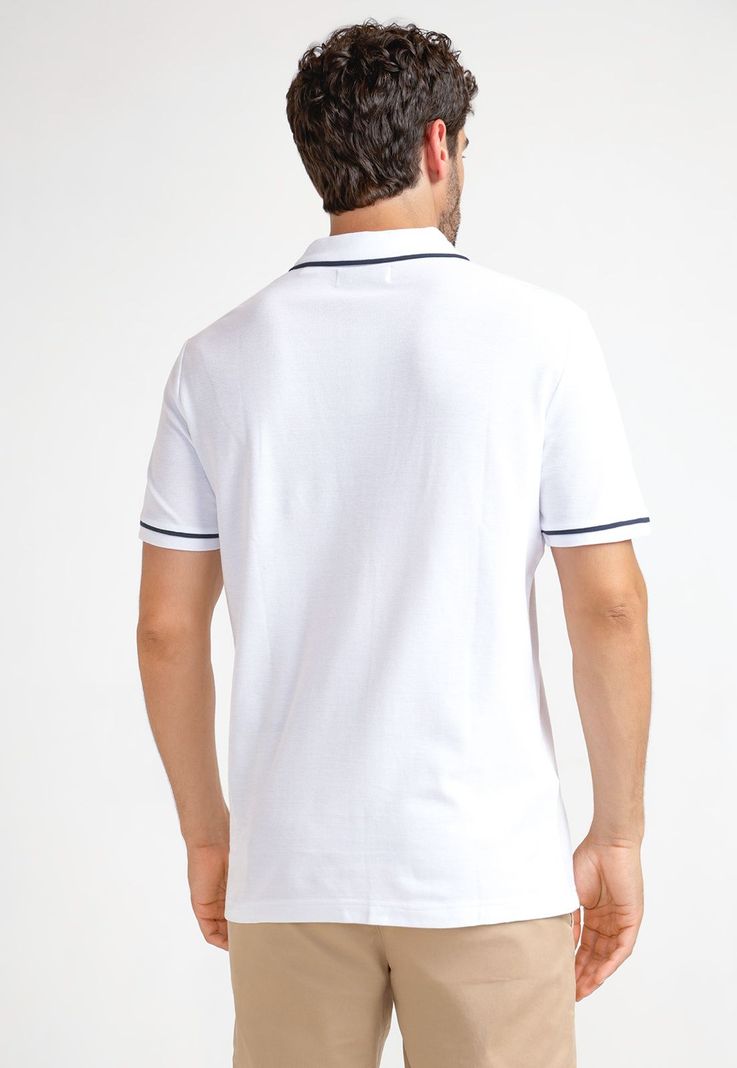 Polera Polo De Hombre The Earl Blanco-1