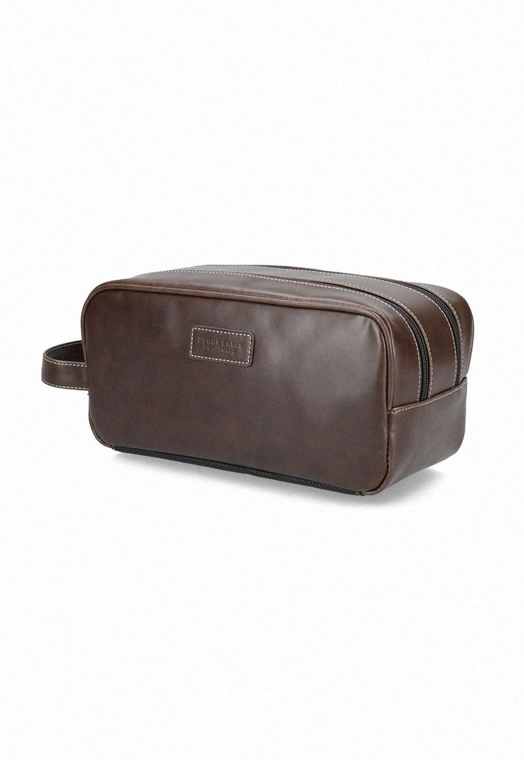 Estuche De Viaje Neceser Cafe-1