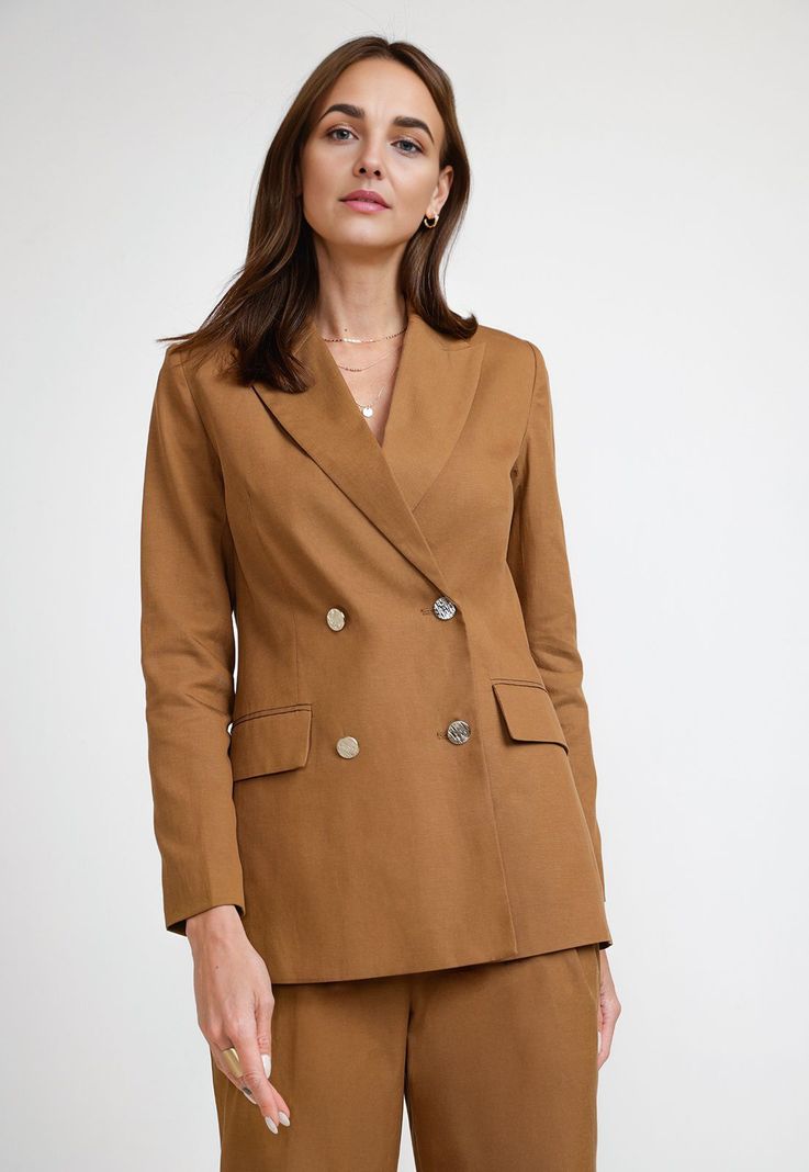 Chaqueta de Mujer Modelo Aida Jacket Color Camel-0