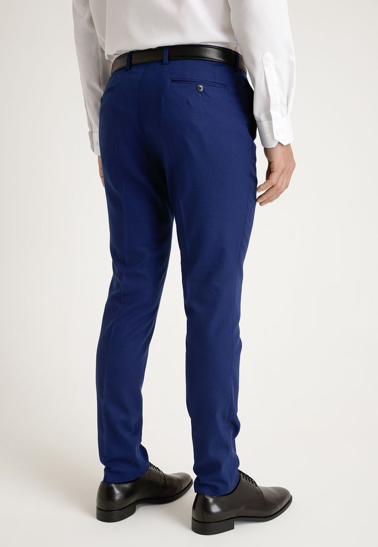 Pantalón Hombre Traje Suit Separate Washable Azul Medio-1