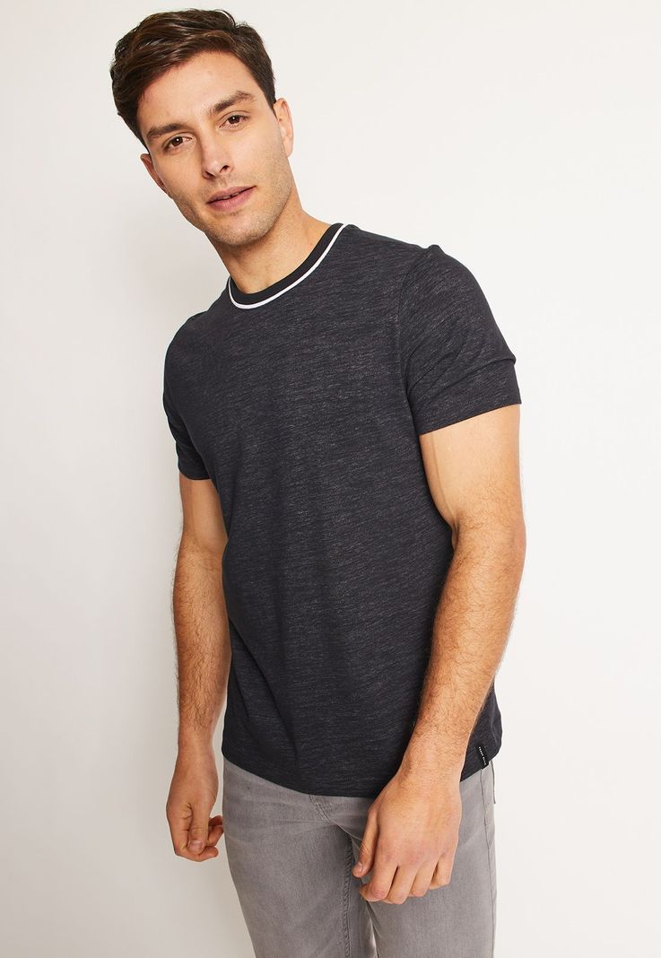 Polera Hombre Algodón Slub