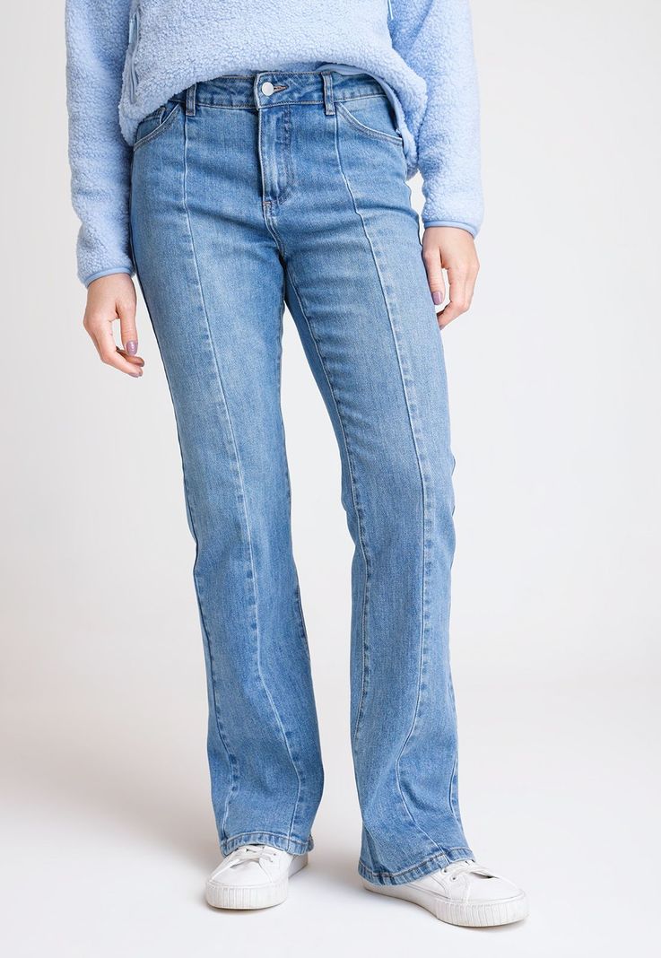 Jeans De Mujer Modelo Zelda Color Celeste