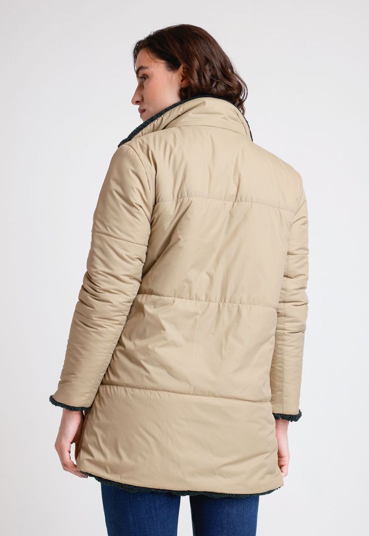 Parka Reversible De Mujer Ariel Color Petróleo-3