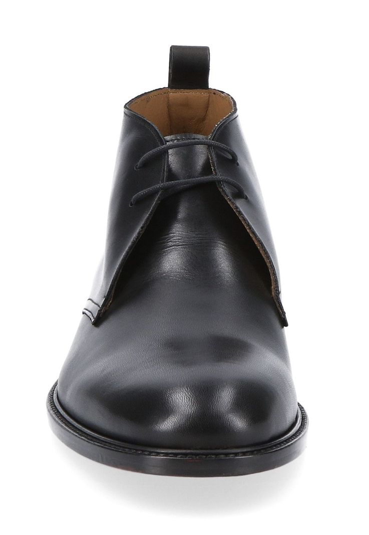 Botines Formal Italianos Voltago Plain Toe Chukka Boot Negro-2