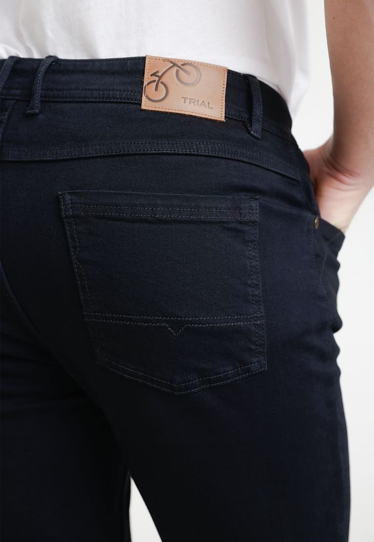 Jeans Hombre Algodón Liso Skinny Nebula Azul Marino-2