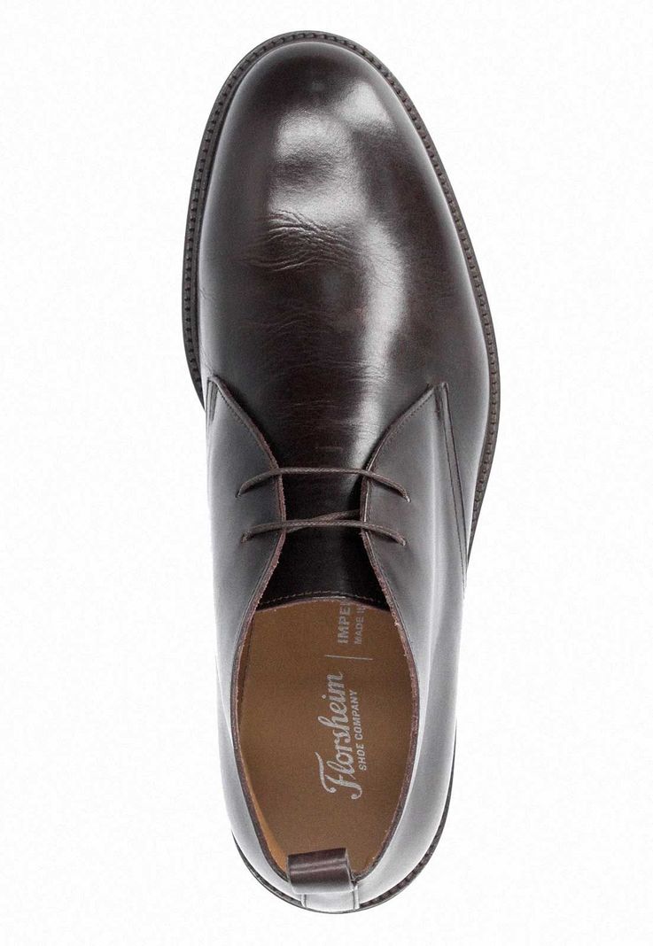 Botines Formal Italianos Voltago Plain Toe Chukka Boot Cafe-3