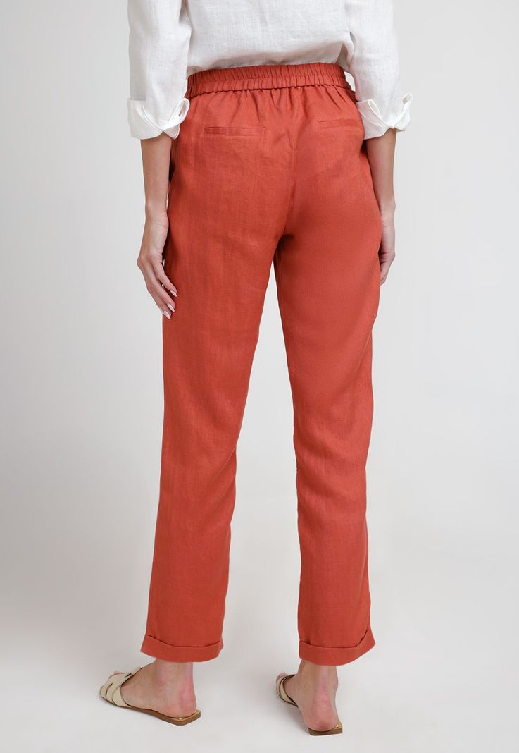 Pantalón de Mujer Modelo Clara Color Terracota-1