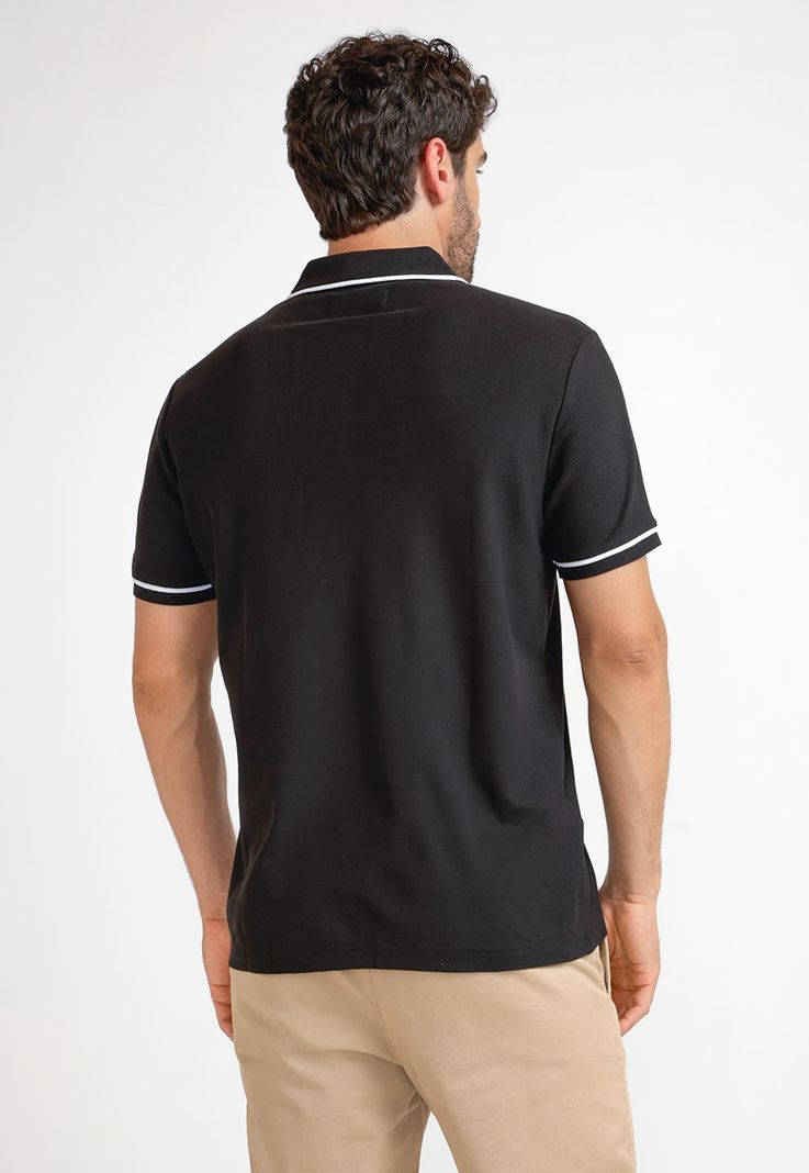 Polera Polo De Hombre The Earl Negro-1
