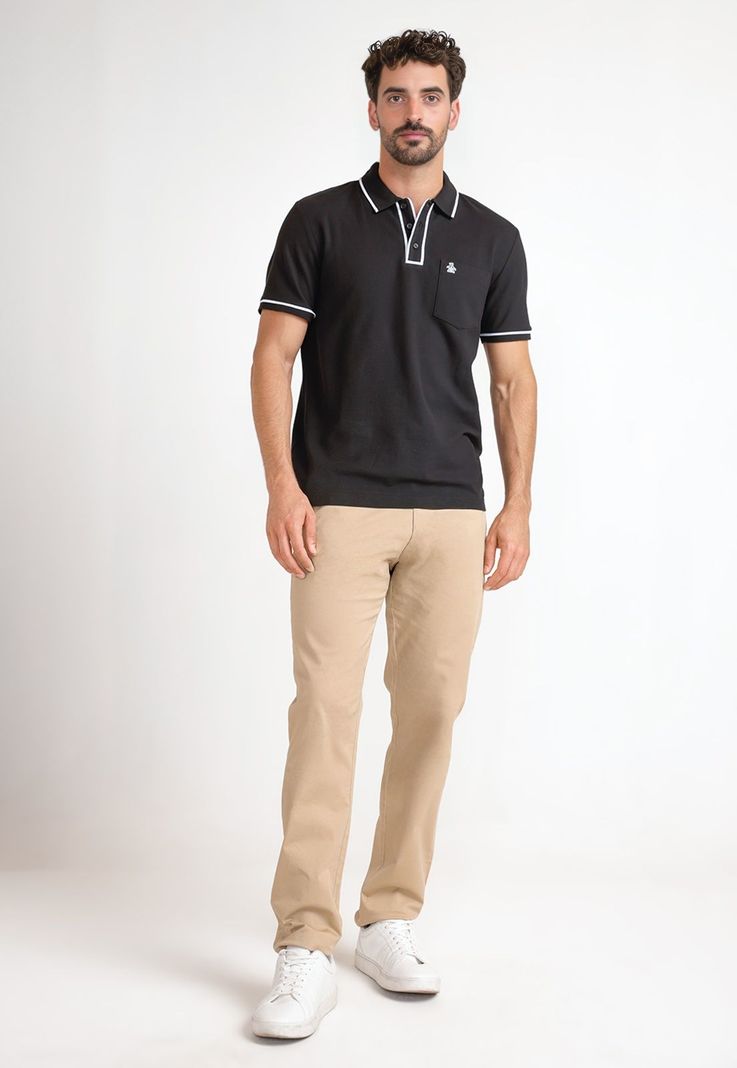 Polera Polo De Hombre The Earl Negro-3