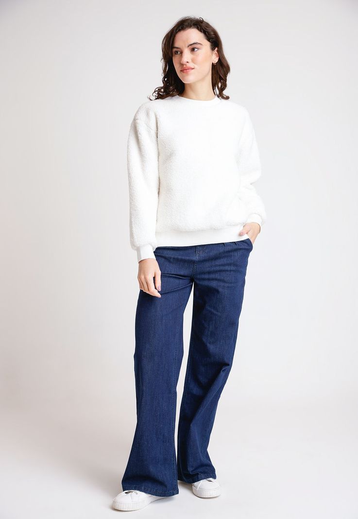Polerón De Mujer Modelo Naroa Color Crudo-3
