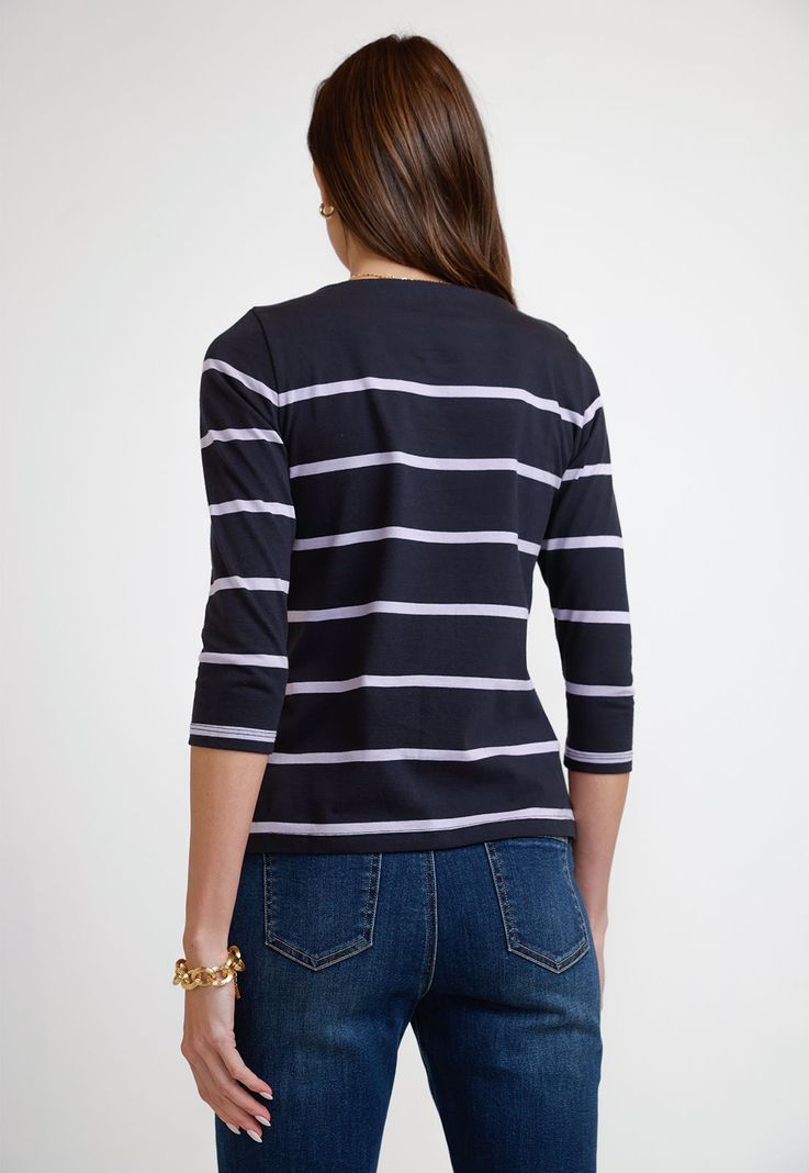 Polera de Mujer Modelo Astrid Color Marino-1