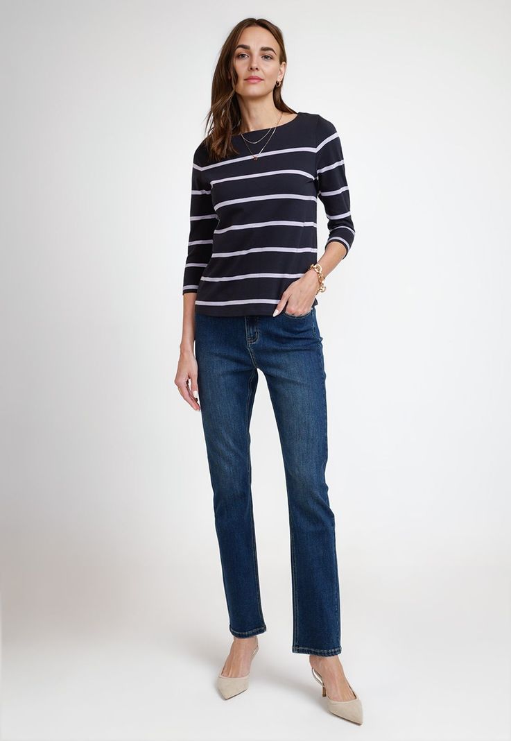 Polera de Mujer Modelo Astrid Color Marino-3