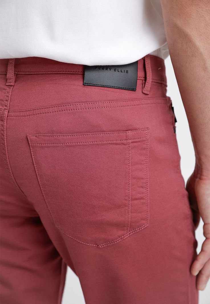 Pantalón Hombre Casual 5 Bolsillos Rouge-2