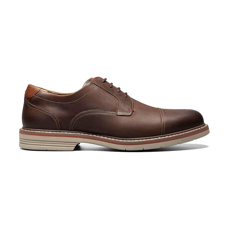 Zapatos Norwalk Cap Toe Oxford Café-2