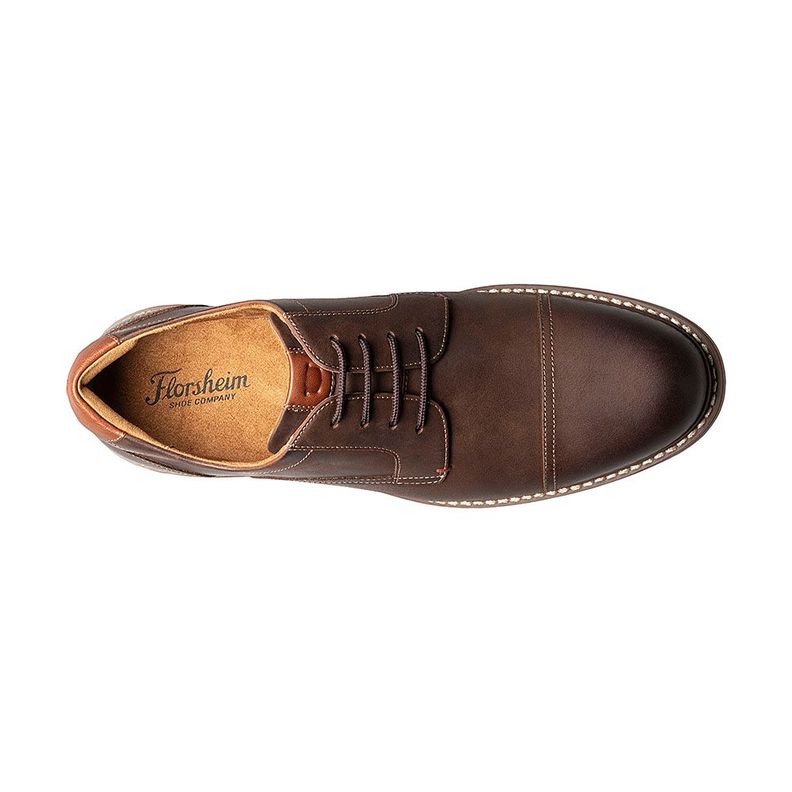 Zapatos Norwalk Cap Toe Oxford Café-6