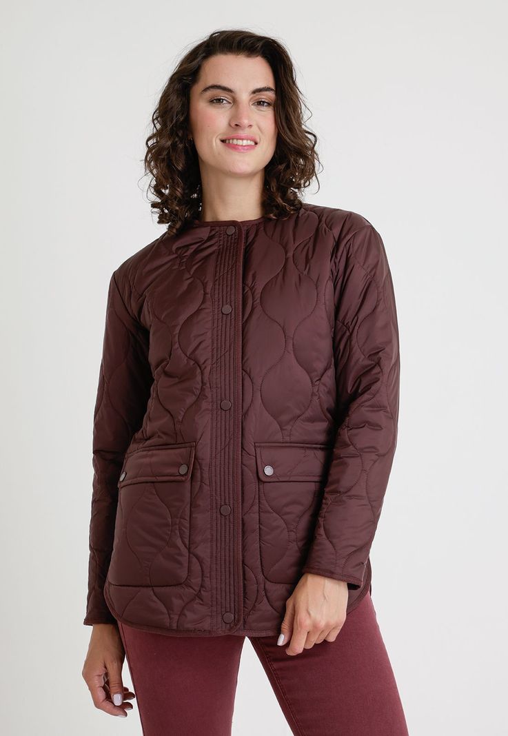 Parka De Mujer Modelo Runa Color Marsala-0