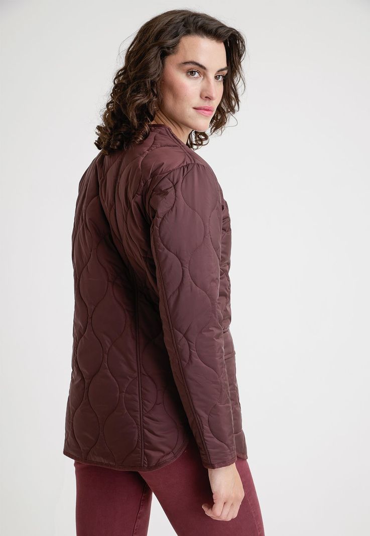 Parka De Mujer Modelo Runa Color Marsala-1