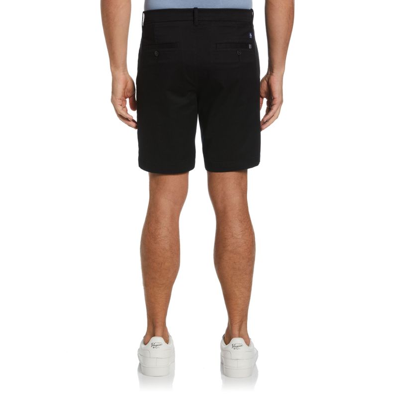 Bermuda De Hombre Chino 8" Negro-1