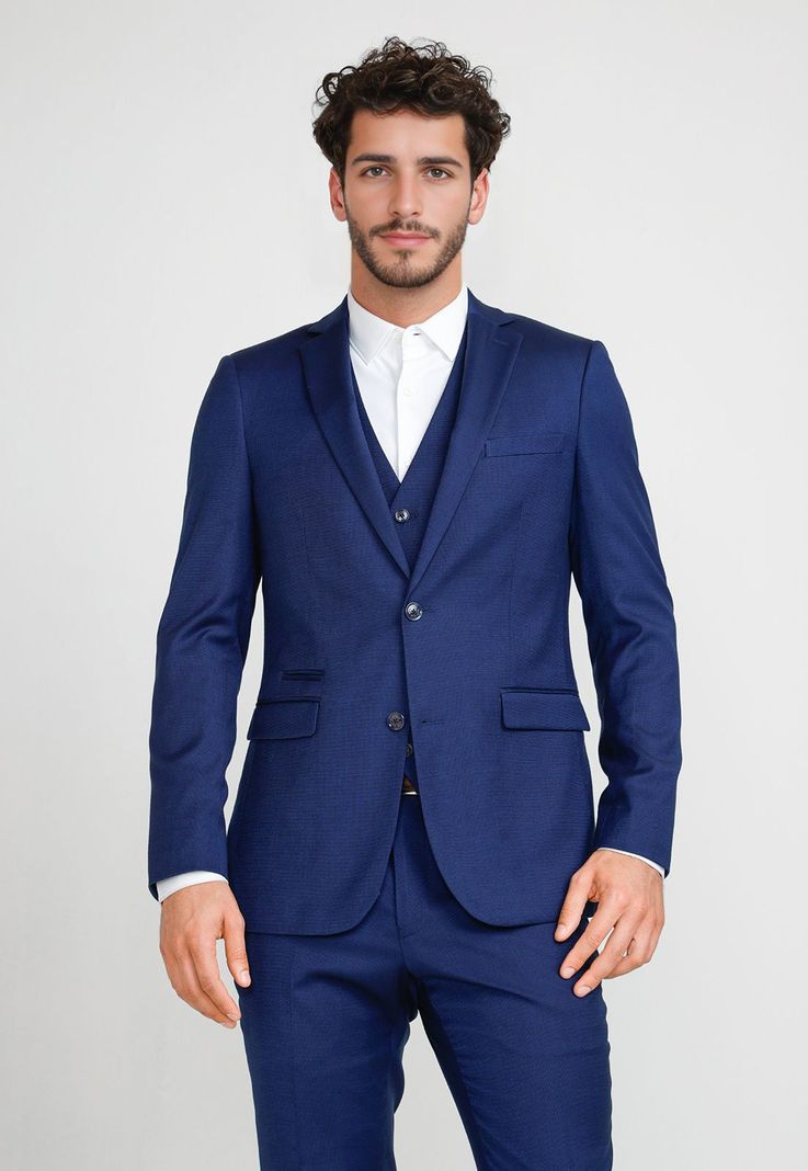 Chaqueta Formal Hombre Suit Separate Azul Medio-0