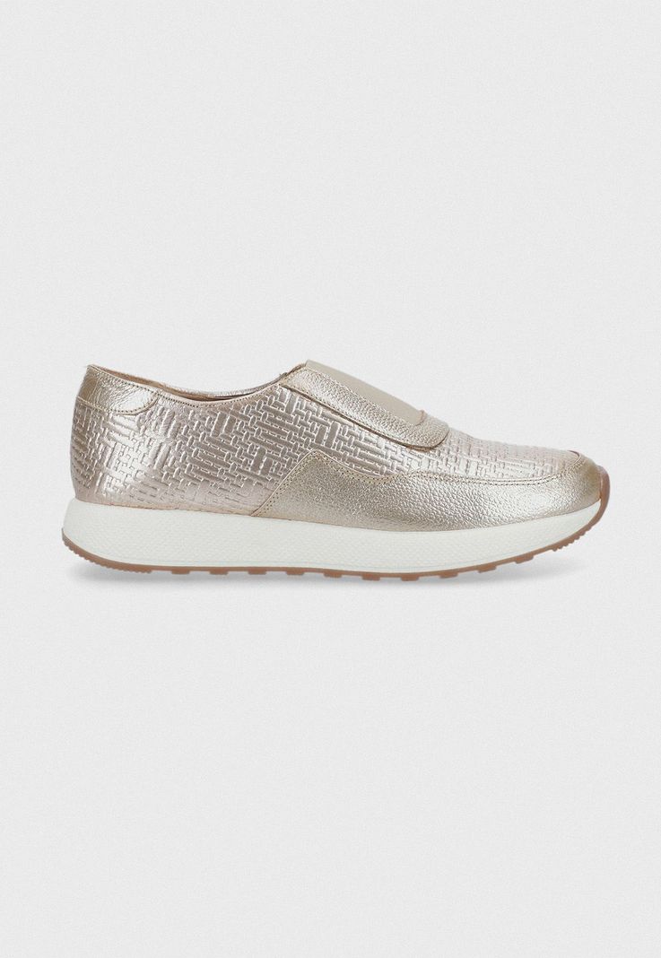 Zapatilla De Mujer Modelo Albw108 Color Dorado-0