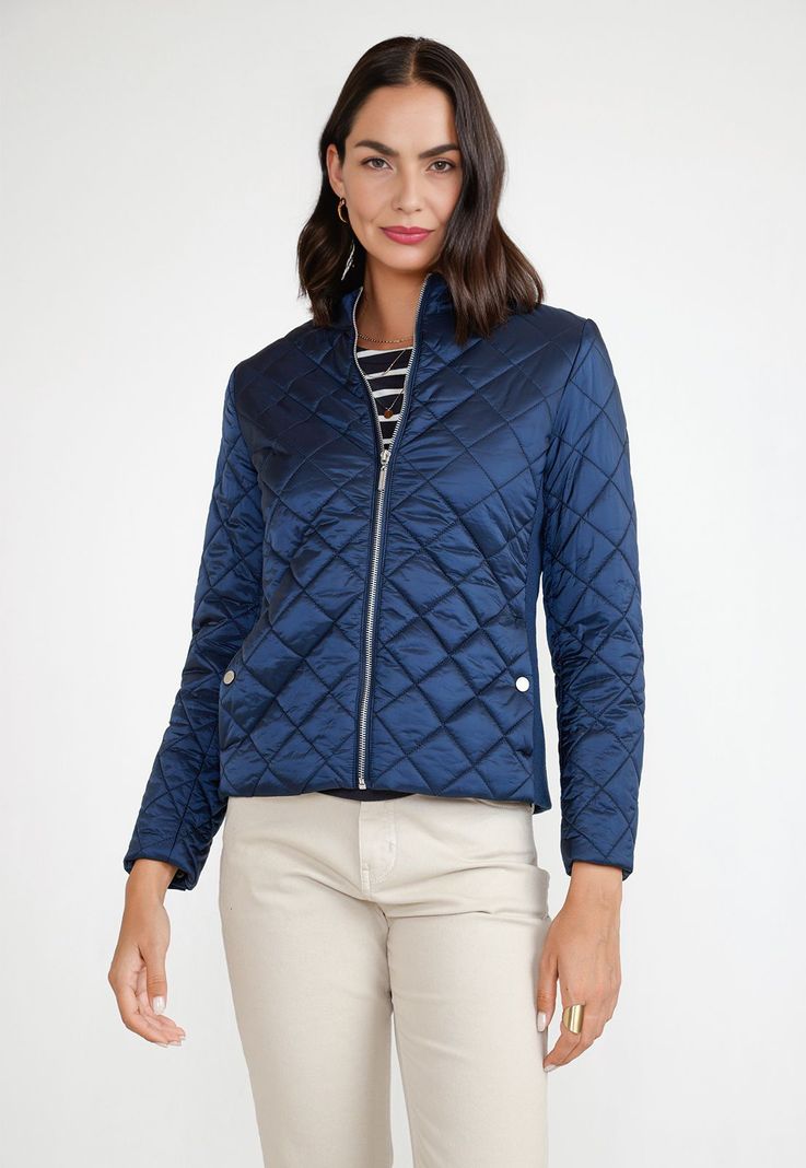Chaqueta Acolchada Mujer Artemisa Marino-0