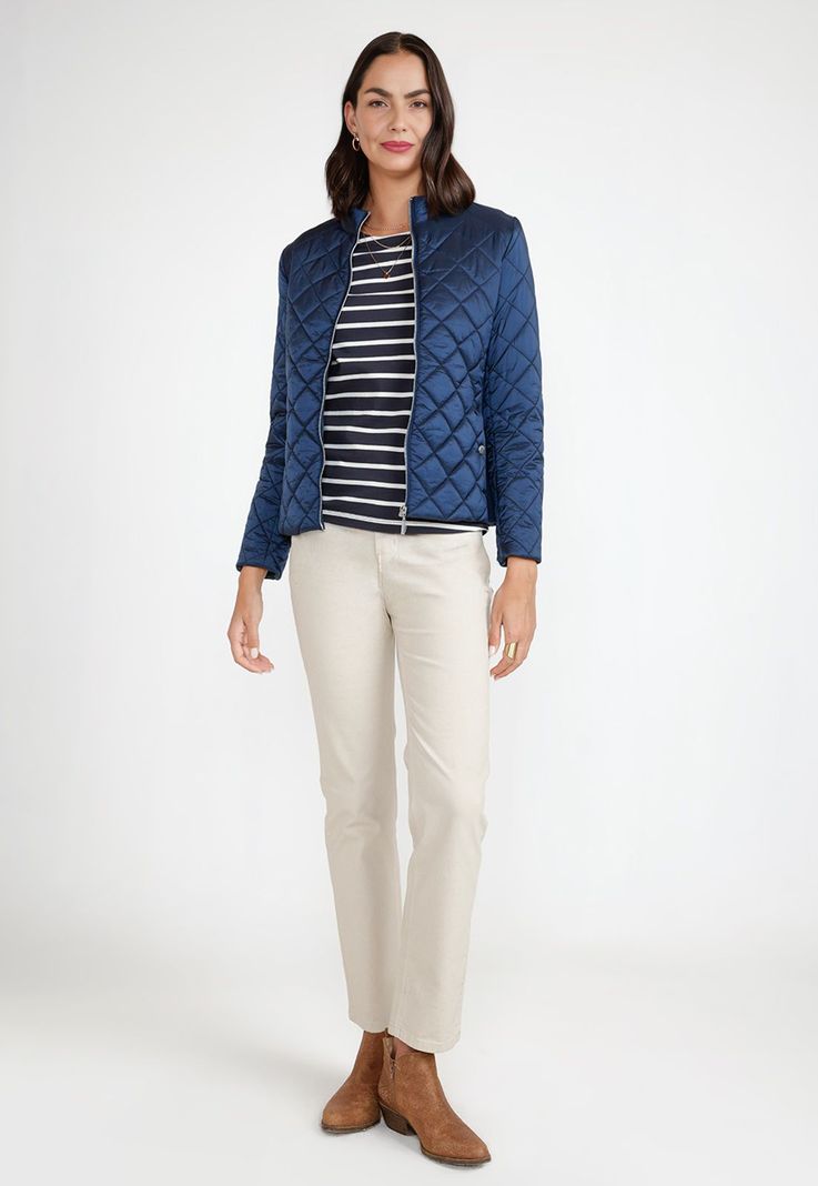 Chaqueta Acolchada Mujer Artemisa Marino-3