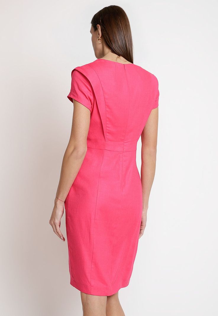 Vestido de Mujer Modelo Emily Color Fucsia-1