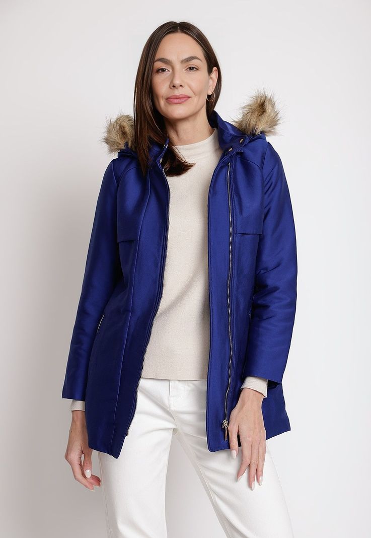 Parka de Mujer Modelo Sabrina Color Azul-0
