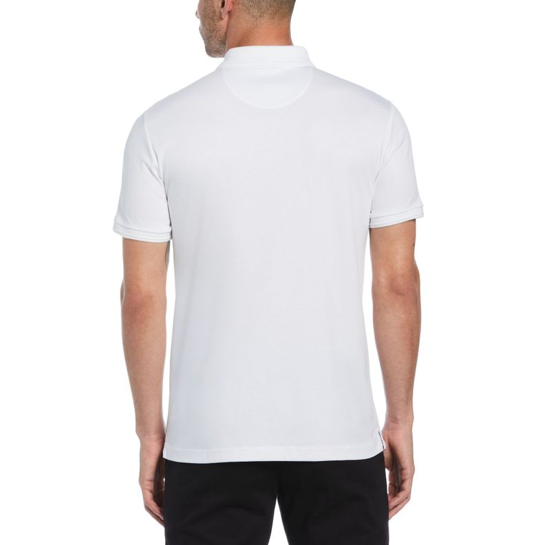 Polera Polo De Hombre Blanco-1