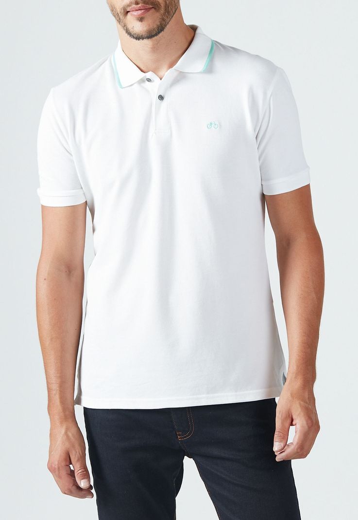 Polera polo Marinni Blanco