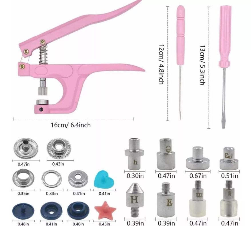 Pinza Remachadora para Broches Plásticos Snap-1