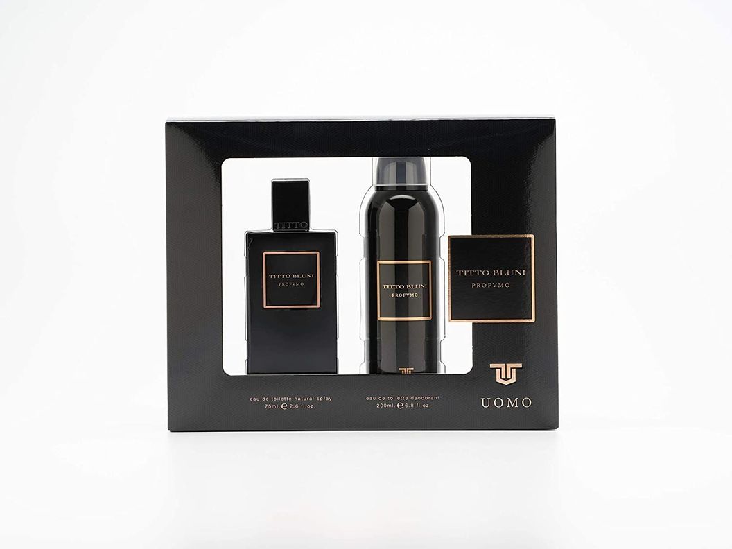 TITTO BLUNI UOMO PROFUMO EDT 75ML + DESODORANTE-1