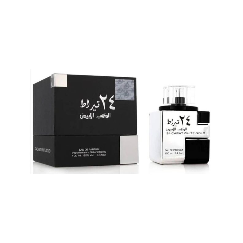 LATTAFA 24 CARAT WHITE GOLD EDP 100ML UNISEX-0
