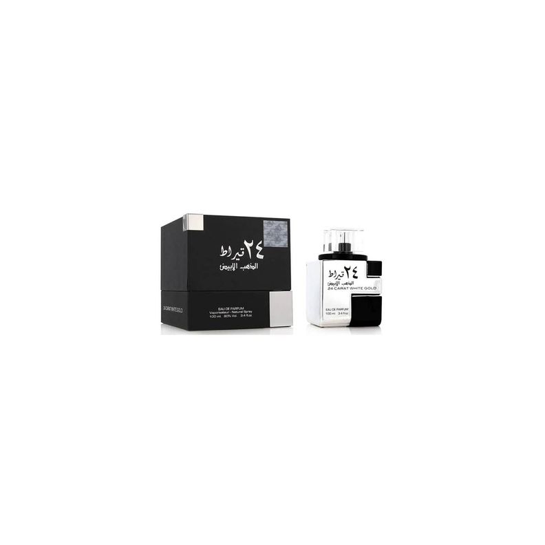 LATTAFA 24 CARAT WHITE GOLD EDP 100ML UNISEX-1