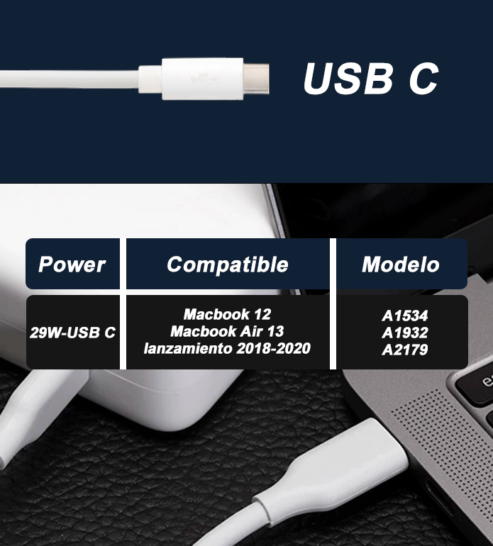 Cargador Macbook 12 Retina Usb-c 29w-1