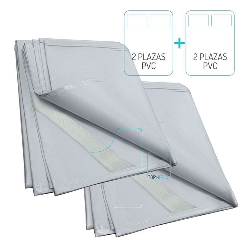 Cubre Colchon PVC Impermeable 112 Plaza Con Elasticos x 2
