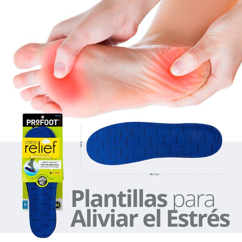 Plantillas Ortopédicas Recortable para Aliviar el Estrés Hombre -3