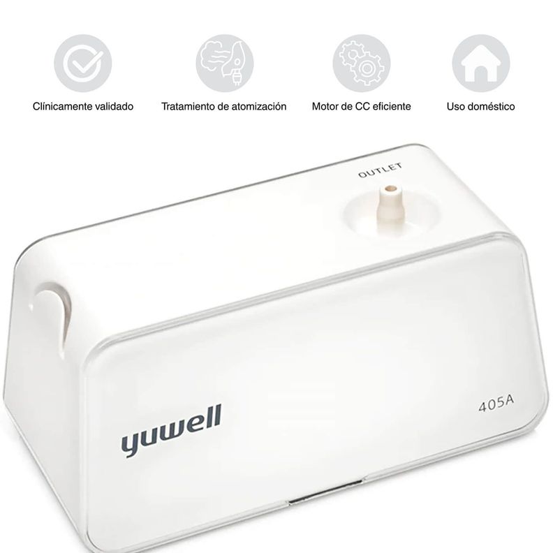 Nebulizador Portátil Adulto y Pediátrico 405A Yuwell-1