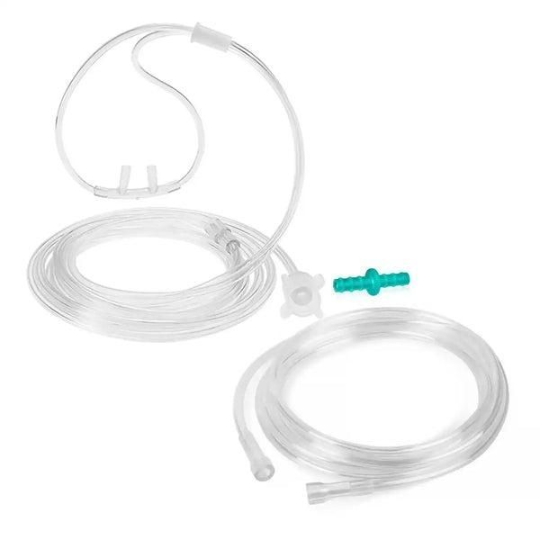 Kit de Oxigenoterapia Cánula Nasal Alargador y Conector para Adultos-0