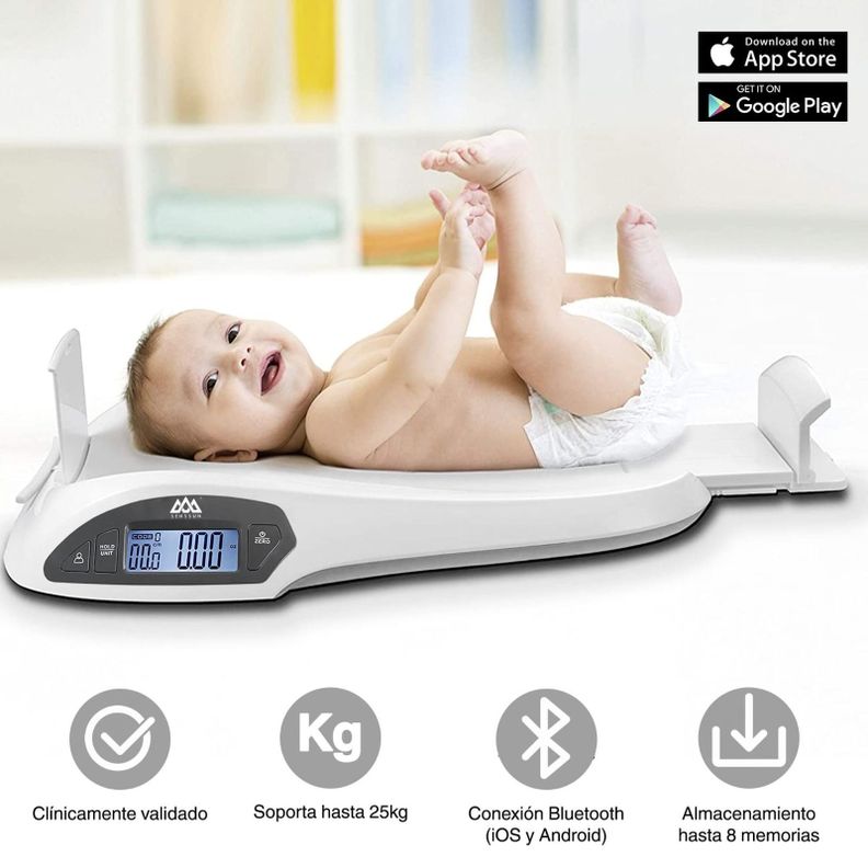 Balanza Pesa Bebe Pediatrica Niños Tallímetro-1