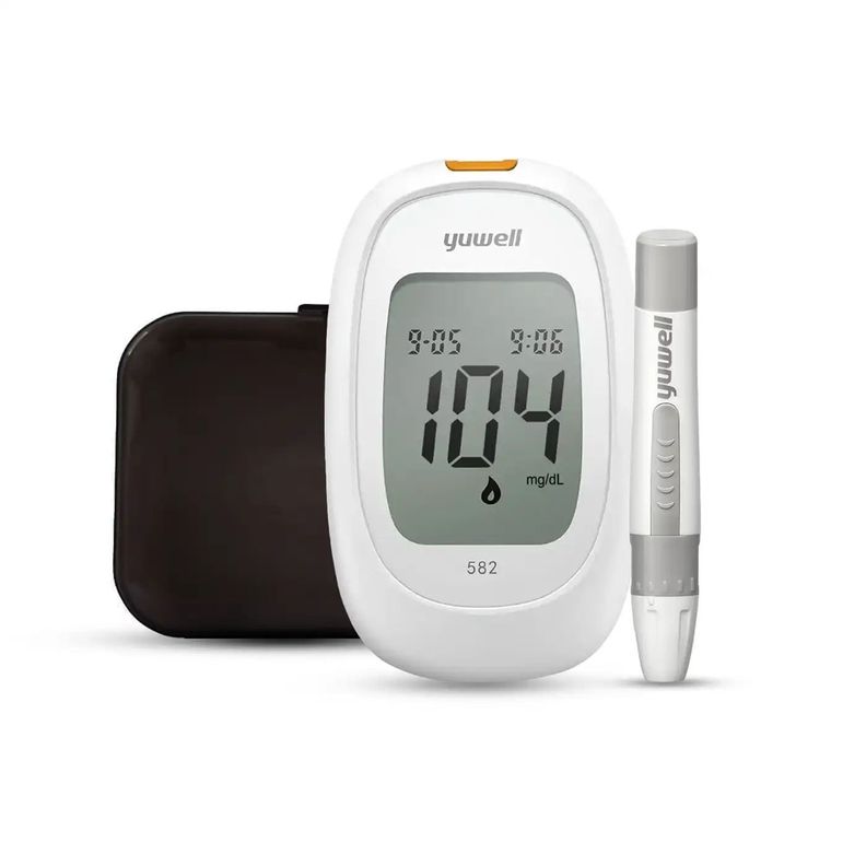 Glucómetro Medidor Glucosa + 200 Tiras 200 Lanceta-1