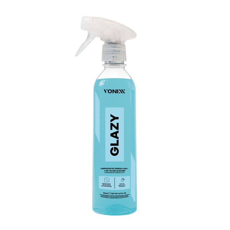GLAZY - Limpiador de Vidrios - 4 en 1 - 500ml