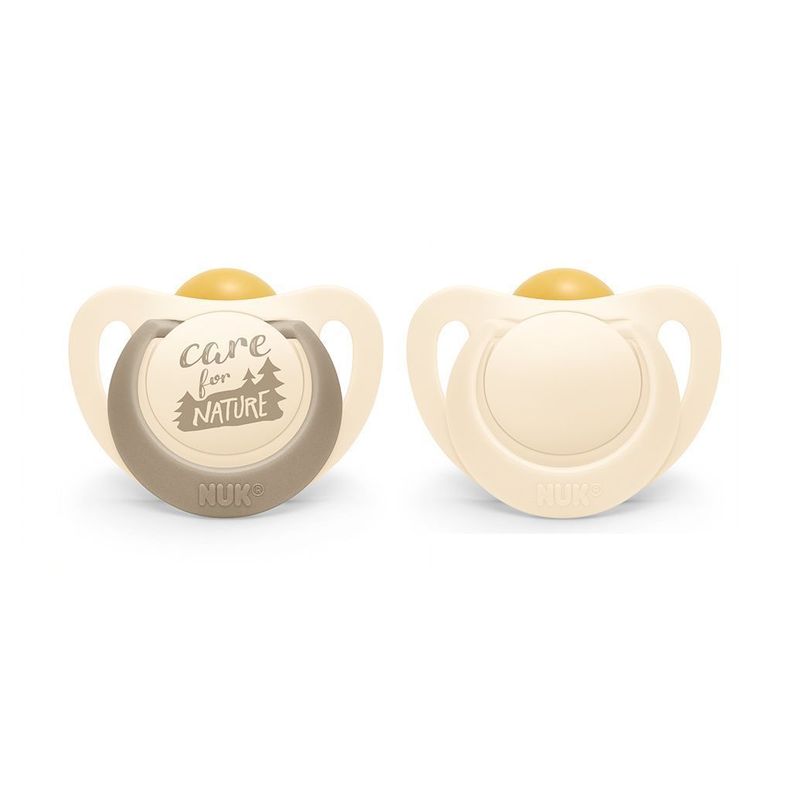 Chupetes NUK for Nature látex Etapa 3 Beige-0