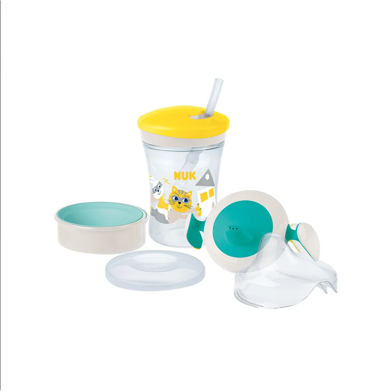 Set de vasos de transición NUK Amarillo-0
