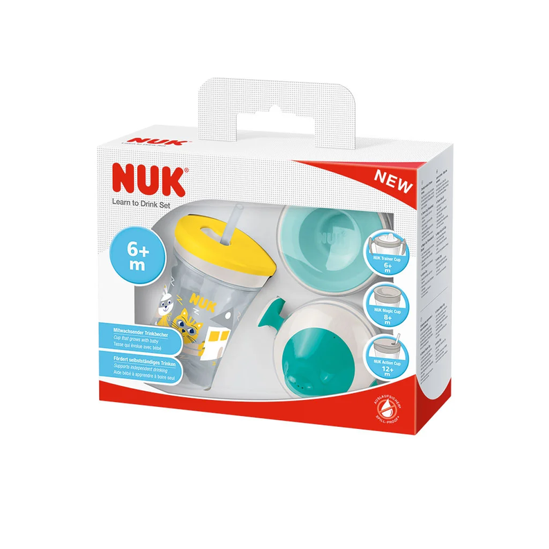 Set de vasos de transición NUK Amarillo-1