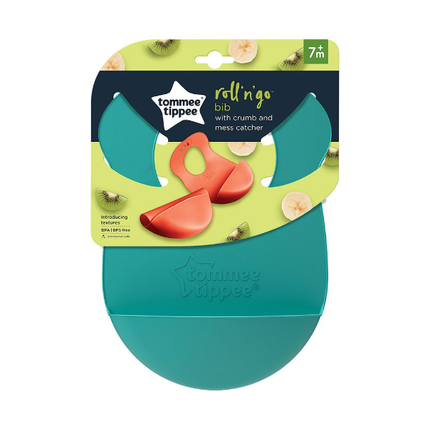 Babero enrollable de silicona Verde Tommee Tippee-1