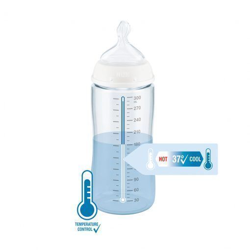 Mamadera First Choice 300 ml con control de temperatura rosado-1